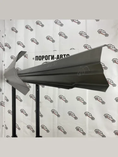 Левый ремонтный порог ПОРОГИ-АВТО (холоднокатаная сталь 1 мм) Daewoo Nexia  рестайлинг (2008-2015)