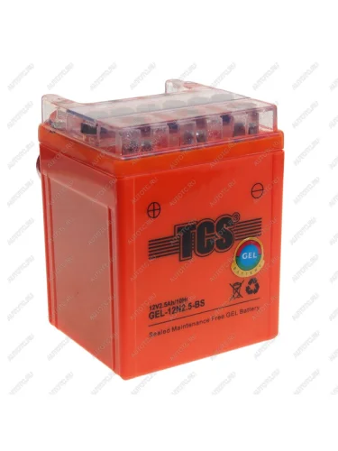 Аккумулятор TCS GEL 2.5Ач TCS 6ст2.5 gel-12n2.5-bs