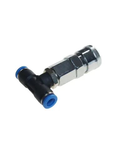 Соединитель трубки ПВХ,полиамид d=8мм тройник с быстросъемом 20SF азиатский тип NBPT NBPT 86659