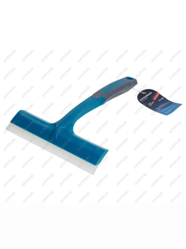 Скребок для сгона воды 21см голубой AUTOVIRAZH DSV av-2151