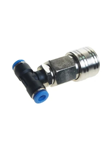 Соединитель трубки ПВХ,полиамид d=8мм тройник с быстросъемом -14SF(cutter)-E европейский тип NBPT NBPT 86642