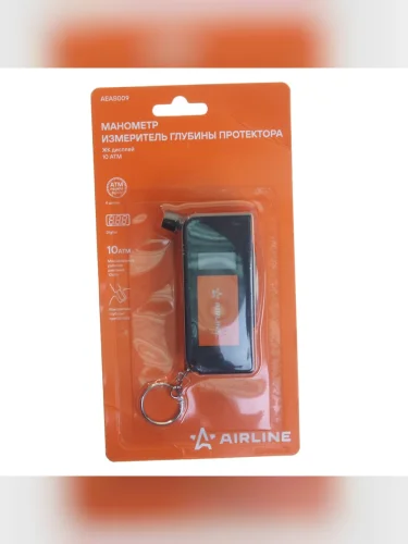 Манометр шинный цифровой 10атм. AIRLINE AIRLINE aeas009