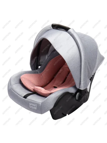 Автокресло детское 0-13кг (0+) 0-1.5лет свело-серое First SMART TRAVEL SMART TRAVEL kres3900