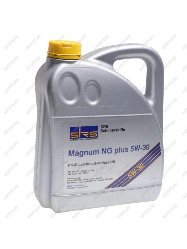 Масло моторное MAGNUM NG PLUS 5W30 синт.4л SRS SRS 4033885002315
