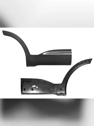 Задний правый молдинг двери SAT (черный) Chery Tiggo 4 Pro (2021-2025)