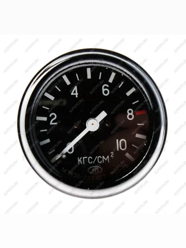 Манометр ЛТЗ воздух 10атм. АВТОПРИБОР АВТОПРИБОР НПК 1401.3830010-02