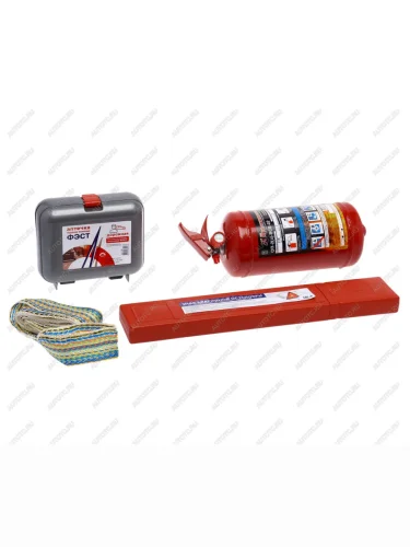 Набор автомобилиста (огнетушитель ОП-2,аптечка дорожная,знак,трос 3.5т) АВТО-2 ФЭСТ ФЭСТ 3755