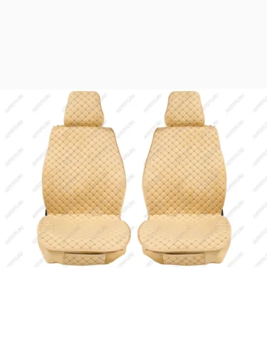 Каркасные накидки для сидений автомобиля из велюра Classic Romb Бежевый Seintex 317696
