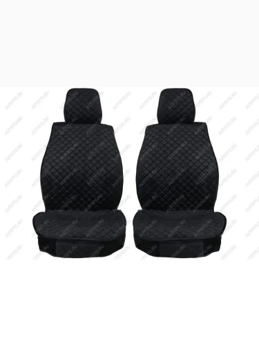 Каркасные накидки для сидений автомобиля из велюра Ellipse (полный комплект) Черный Seintex 317670