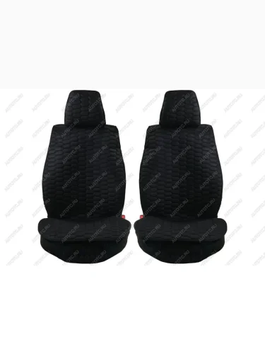 Каркасные накидки для сидений автомобиля из велюра Classic Черный Seintex 317688