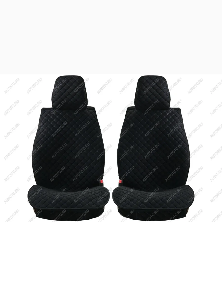 Каркасные накидки для сидений автомобиля из велюра Classic Romb Черно-синий Seintex 317853  в Воронеже Воронежской области