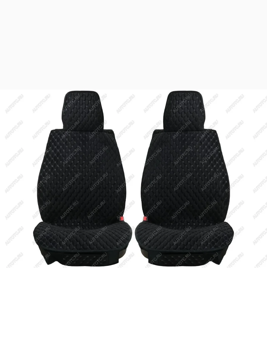 Каркасные накидки для сидений автомобиля из велюра Classic Ultra Черно-серый Seintex 317678  в Самаре Самарской области