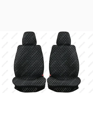Каркасные накидки для сидений автомобиля из ткани Classic Ultra Черно-белый Seintex 317854
