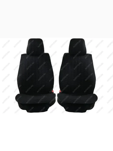 Каркасные накидки для сидений автомобиля из велюра Flask Черный Seintex 317698