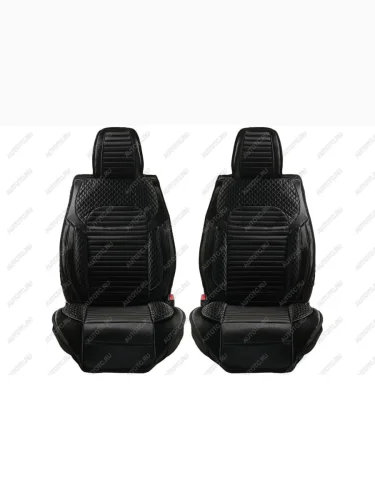 Каркасные накидки для сидений автомобиля из велюра Premium Черный Seintex 317697