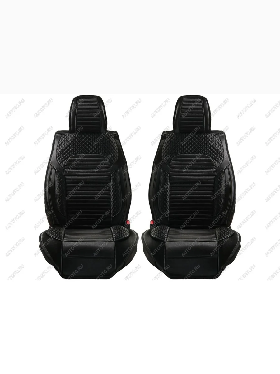 Каркасные накидки для сидений автомобиля из велюра Premium Черный Seintex 317697  в Самаре Самарской области