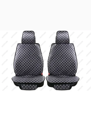 Каркасные накидки для сидений автомобиля из велюра Silver Серый Seintex 317676