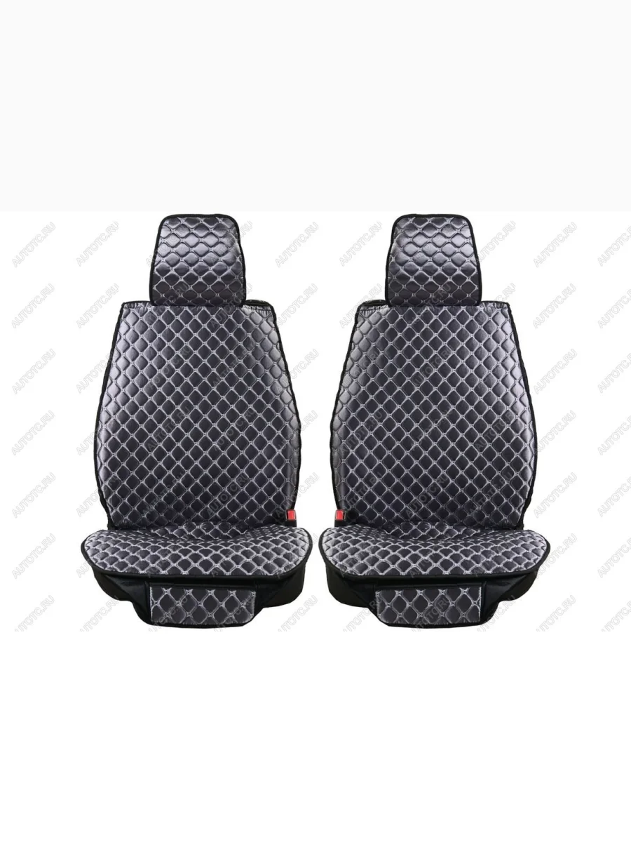 Каркасные накидки для сидений автомобиля из велюра Silver Серый Seintex 317676  в Самаре Самарской области