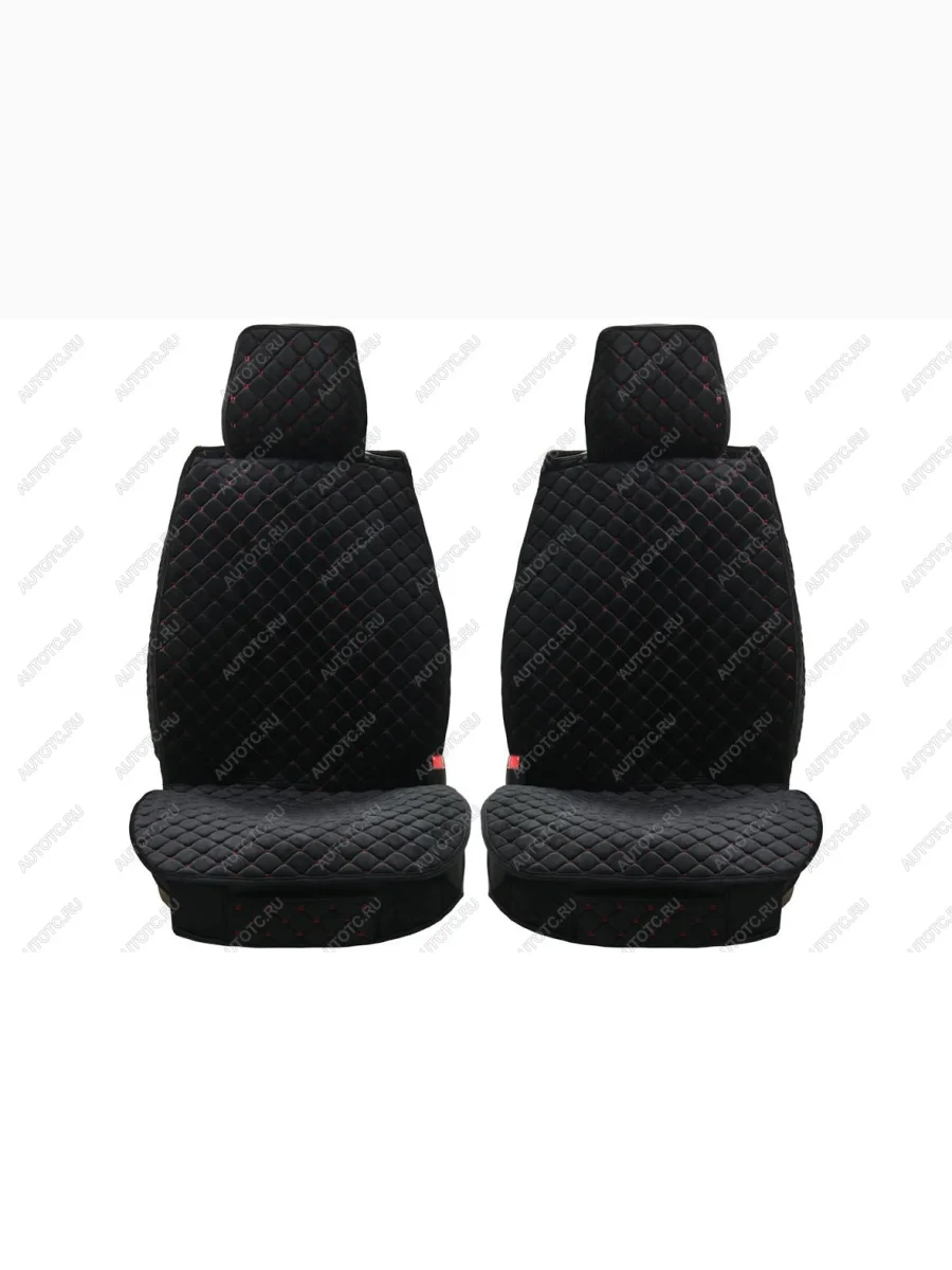 Каркасные накидки для сидений автомобиля из велюра Star Черный Seintex 317650  в Самаре Самарской области