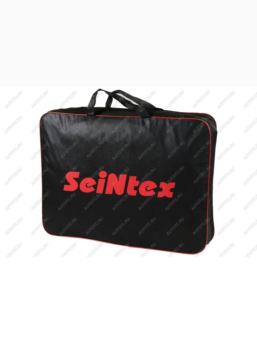 Каркасные накидки для сидений автомобиля из кожи со вставкой из ткани (Париж) Черно-синий Seintex 317955  в Воронеже Воронежской области