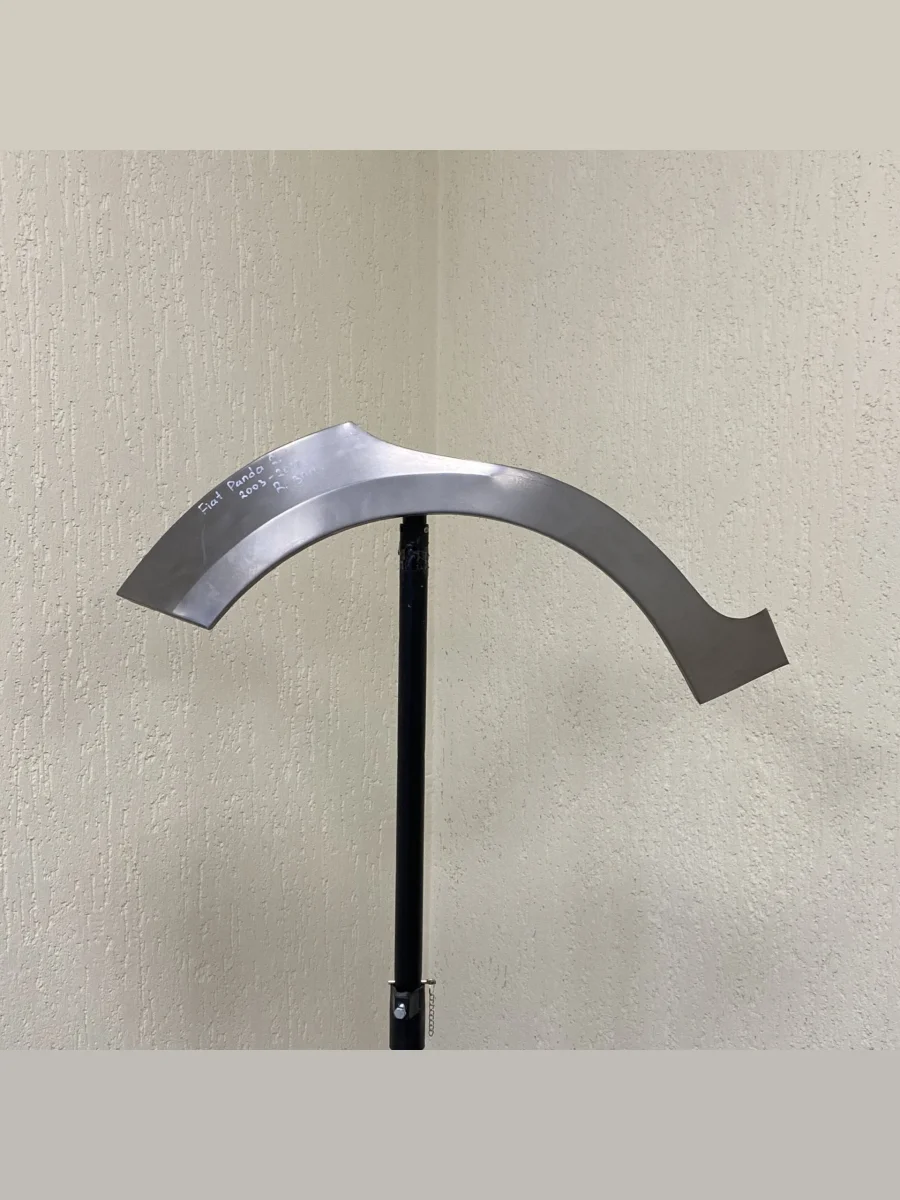 Правая внешняя задняя ремонтная арка ПОРОГИ-АВТО Fiat Panda 2 169 (2003-2011) (холоднокатаная сталь 0.8 мм)  в Перми Пермском крае