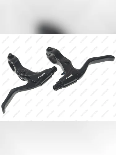 Рукоятка тормоза правая-левая алюминиевая 2шт. черная Radius NO NAME vl-801d