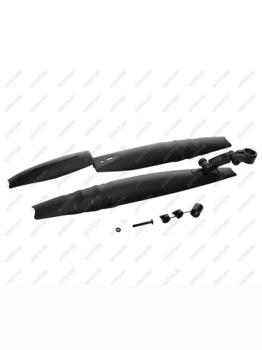 Крыло велосипедное 24-26 пластик черное 2шт. NO NAME ут00001592