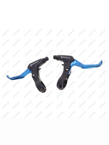 Рукоятка тормоза правая-левая алюминиевая 2шт. черно-голубой TOOPRE TOOPRE ут00029259