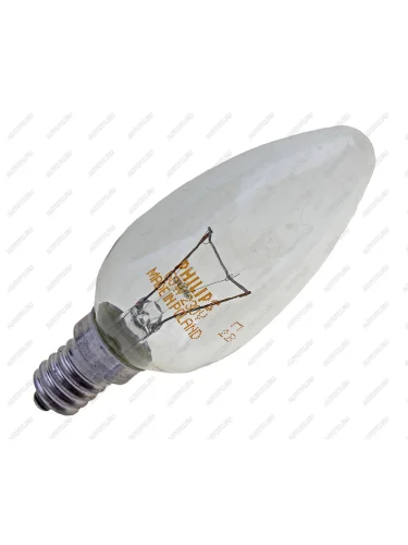 Лампа накаливания E14 B35 60W PHILIPS PHILIPS c0018645