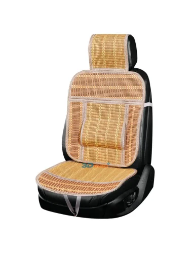 Накидка на сиденье массажная бамбуковая с поясничной опорой бежевая SKYWAY SKYWAY s01302045