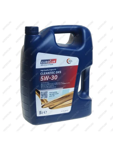 Масло моторное CLEANTEC DXS SPGF-6A 5W30 синт.5л EUROLUB EUROLUB 385005