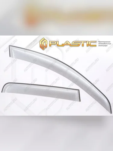 Дефлектора окон CA Plastic (Шелкография серебро) Ford Escape 2 (2008-2012)