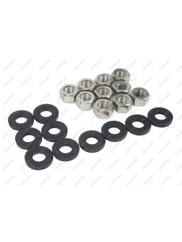 Крепеж ЗМЗ-402 ГБЦ (шайбы 10шт.+гайки 10шт.кл.19) ЭТНА Красная Этна 24-100**10-кл.19