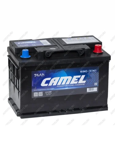 Аккумулятор CAMEL 74Ач обратная полярность CAMEL 6ст74(0) l3