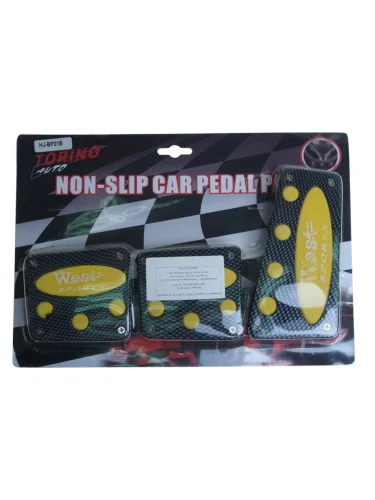 Накладка педали для МКПП 3шт. желтая TORINO TORINO hj-bp21b yel