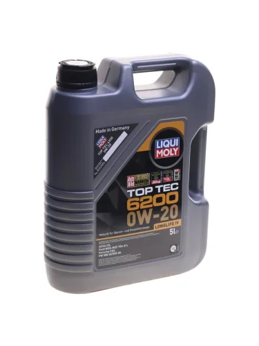 Масло моторное TOP TEC 6200 0W20 синт.5л LIQUI MOLY LIQUI MOLY 20789