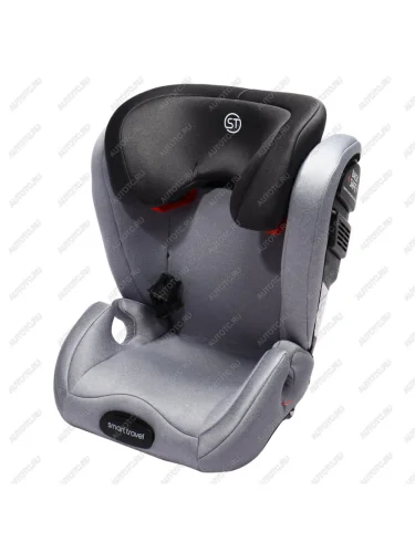 Автокресло детское 0-36кг (0+I-ll-IlI) 0-12лет светло-серое трансформер Expert Fix SMART TRAVEL SMART TRAVEL kres3897