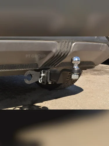 Фаркоп (съемный квадрат) Petroil Tuning Geely Atlas  FX11 (2023-2025)