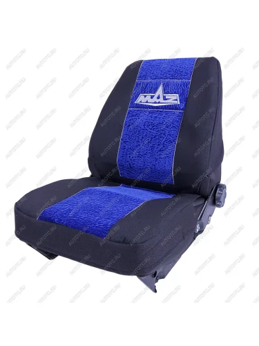 Авточехлы МАЗ ЕВРО жаккард черно-синие комплект АВТОРЕАЛ АВТОРЕАЛ маз евро чр-син