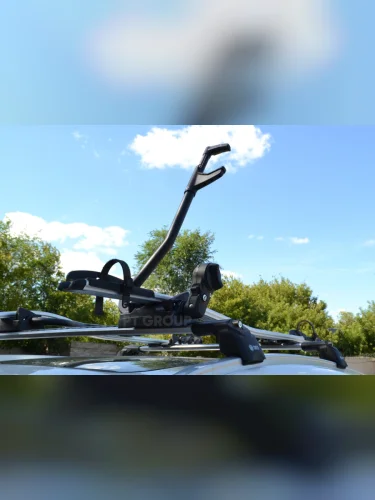 Велокрепление на крышу Petroil Tuning Mitsubishi Delica D:2 1 (2011-2015) (серебристый)