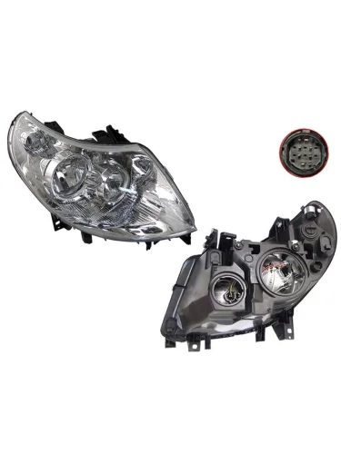 Фара CITROEN JUMPERFIAT DUCATOPEUGEOT BOXER 06-14 RH c электрокорректором 8 контактов TYC 20-b333-05-2b