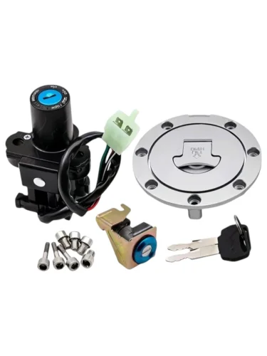 Комплект ключей и замков для Honda CBR600 F4  F4i, CBR600RR, CBR1100XX, VFR800 и других КитайскиеЗапчасти пм-00001504