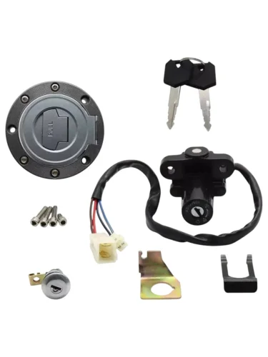 Комплект ключей и замков для Yamaha YZF-R1 02-14, YZF-R6 04-11, FZ6, FZ1 КитайскиеЗапчасти пм-00019468