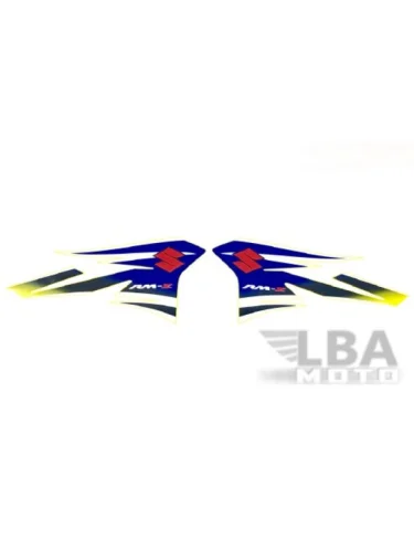 Комплект наклеек на пластик для мотоцикла Suzuki DR-Z250 Бело-Синий КитайскиеЗапчасти пм-00017762