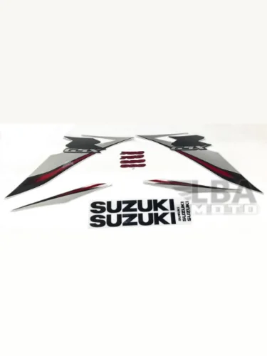 Комплект наклеек на пластик для мотоцикла Suzuki GSX-R600750 08-10 Бело-Серый КитайскиеЗапчасти пм-00017740