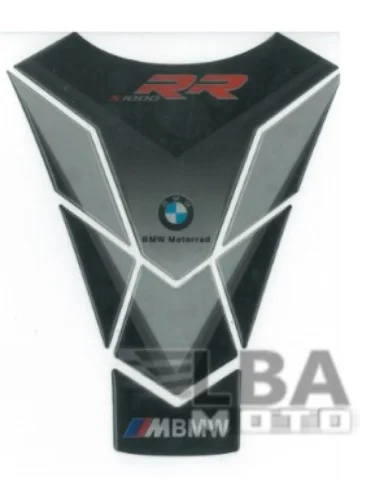 Наклейка на бак для мотоцикла BMW S1000RR Серо-Черная КитайскиеЗапчасти пм-00017100