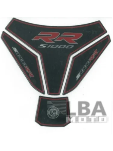 Наклейка на бак для мотоцикла BMW S1000RR Черно-Красная Широкая КитайскиеЗапчасти пм-00017113