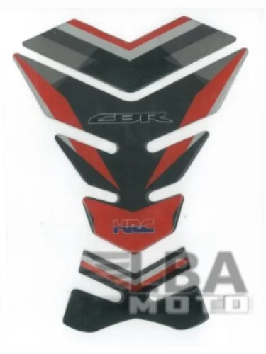 Наклейка на бак для мотоцикла Honda CBR HRC Черно-Красная КитайскиеЗапчасти пм-00017088