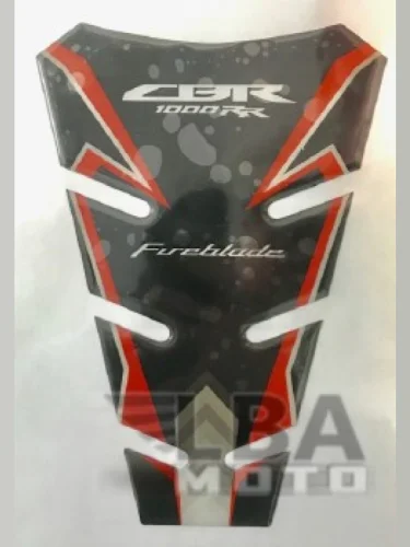 Наклейка на бак для мотоцикла Honda CBR1000RR Красно-Черная 2 КитайскиеЗапчасти пм-00017158