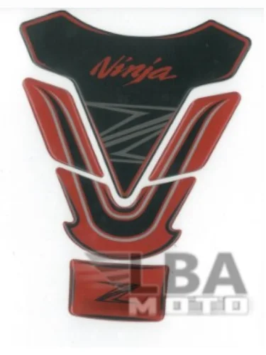 Наклейка на бак для мотоцикла Kawasaki Ninja Z Красно-Черная КитайскиеЗапчасти пм-00017119